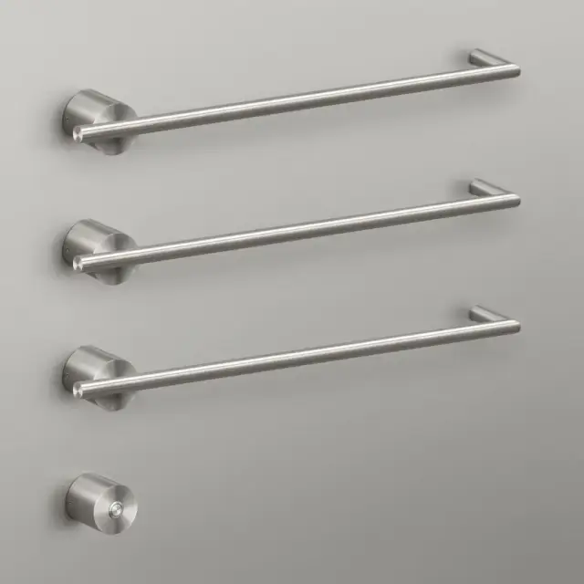 Полотенцесушитель электрический CEA EQUILIBRIO EQB13KDS = TRS01+SEL01(x3шт.)+BOT03 BLACK DIAMOND SATIN