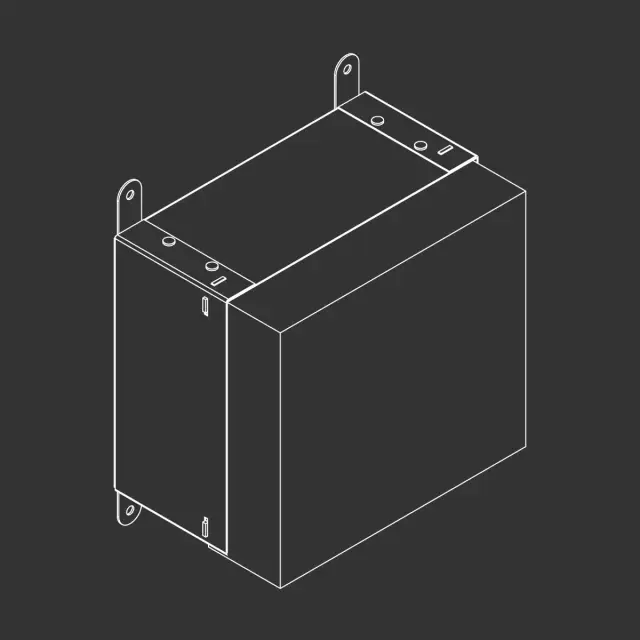 Внутренняя часть встраиваемого держателя туалетной бумаги CEA