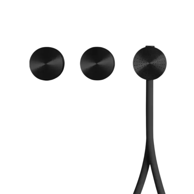 Смеситель для душа CEA Giotto GIO83BKKDS Black Diamond/black silicone rubber