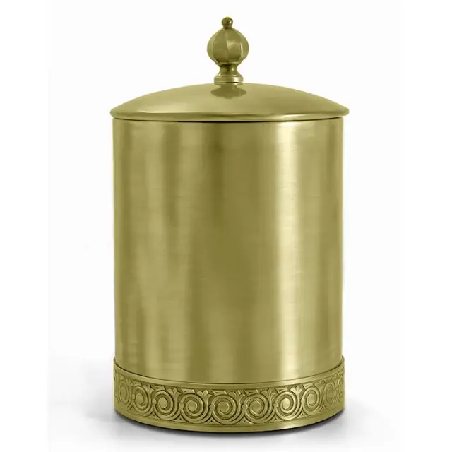 3SC Bally Ведро для мусора с крышкой, напольное, цвет: Matt Satin Brass FSC65/02LX