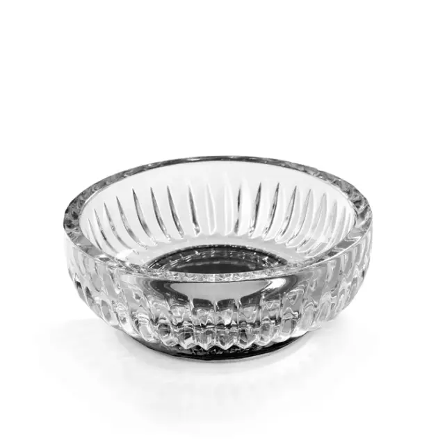 3SC Elegance Мыльница со стеклянной чашей, настольная, цвет: Matt Black Satin Nickel EL01ACRCFM