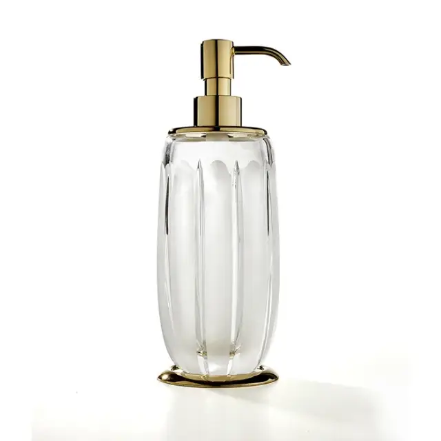 3SC Montblanc Дозатор для жидкого мыла настольный, стеклянная колба, цвет: золото MB01DACRGD