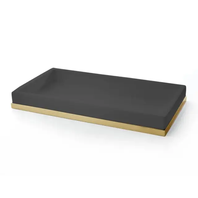 3SC MooD Deluxe Black Лоток универсальный, настольный, цвет чёрный матовый золото MDN66AGD