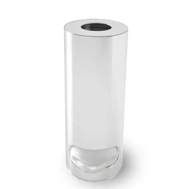 3SC Metal TonDa Контейнер для ватных дисков, настольный, цвет: белый матовый MET47ABO
