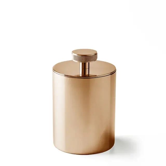 3SC Metal TonDa Баночка универсальная, D8хh13 см, настольная, цвет oro rosa opaco MET49AGDRM