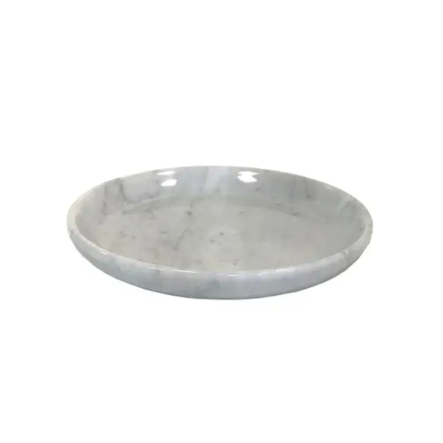 3SC Elegance Marmo Лоток универсальный, круглый, цвет carrara хром EL66ABCSL