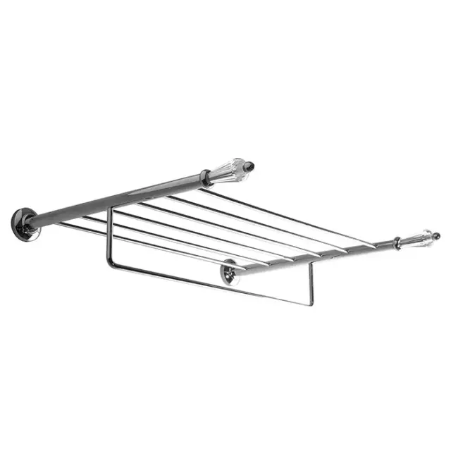 3SC Boheme Полочка 50х40 см, с полотенцедержателем, цвет: хром BO99SL