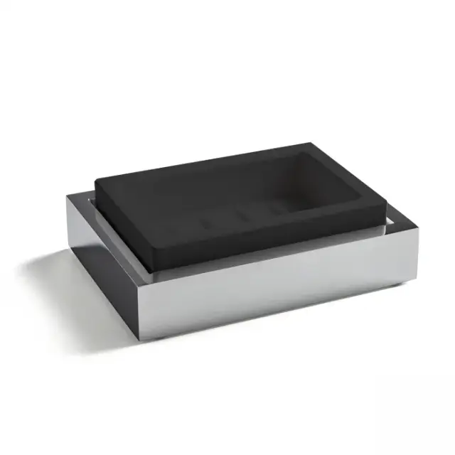 3SC SK 3.0 Мыльница с керамической чашей, подвесная, цвет: хром SK01SL.NO