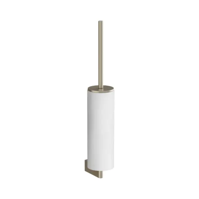 Gessi Habito Ершик настенный белый, цвет: finox brushed nickel 66419#149