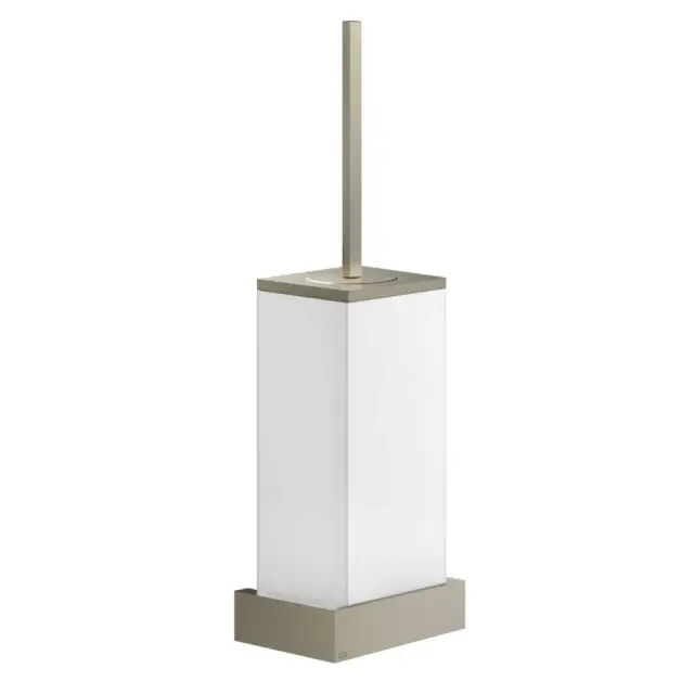 Gessi Inverso/Rettangolo Ершик для унитаза подвесной, с латунной колбой, цвет: finox brushed nickel 20819#149