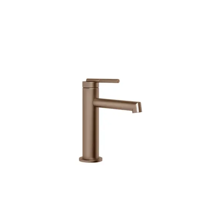 Gessi Ingrannagio Смеситель для раковины, излив 12,8 см, без дон клап, цвет: copper brushed PVD 63502#708