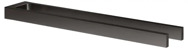 Keuco Edition 11 Полотенцедержатель двойной 45 см, подвесной, цвет: титан черный 11118 350000