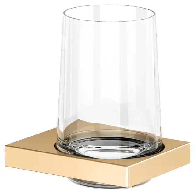 Keuco Edition 11 Держатель стакана, подвесной, в комплекте со стаканом, цвет: латунь 11150 259000