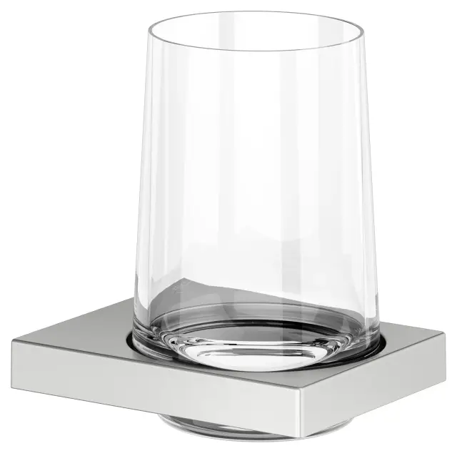 Keuco Edition 11 Держатель стакана, подвесной, в комплекте со стаканом, цвет: нержавеющая сталь 11150 219000