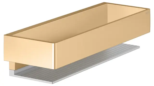 Keuco Edition 11 Корзинка для душа 30х9,5 см, подвесная, цвет: латунь/хром 11158 250000