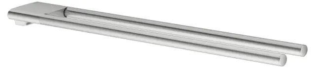 Keuco Edition 400 Полотенцедержатель двойной 45 см, подвесной, цвет: нержавеющая сталь 11518 210000