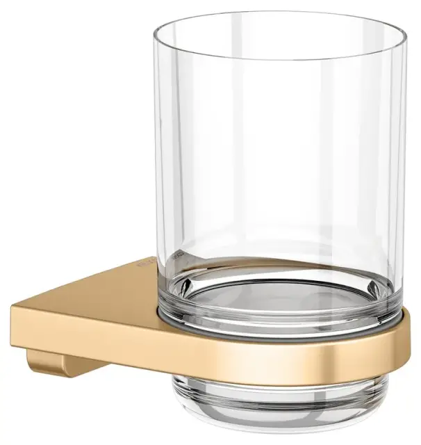 Keuco Collection Moll Держатель стакана, подвесной, в комплекте со стаканом, цвет: латунь 12750 259000