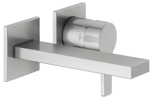 Keuco Edition 11 Смеситель для раковины рычаж., 2 потреб., излив 21,9см, встр., цвет: нерж. сталь 51116 210201