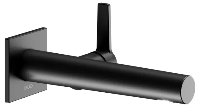 Keuco Edition 11 Смеситель для раковины рычаж., 1 потреб., излив 21,9 см, встр., цвет:черный мат. 51116 371302