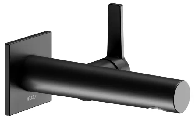 Keuco Edition 11 Смеситель для раковины рычаж., 1 потреб., излив 18,7 см, встр., цвет:черный мат. 51116 370302