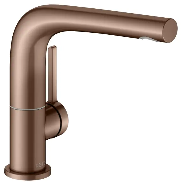 Keuco Edition 400 Смеситель для раковины рычажный 150, без д/к и гарнит. слива, цвет:красное зол. 51505 290100