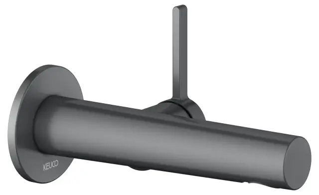 Keuco Edition 400 Смеситель для раковины рычаж., 1 потреб., излив 16,5см, встр., цвет:хром черный 51516 130101