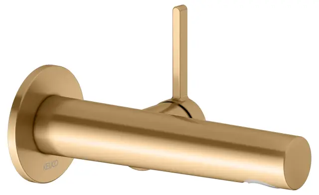 Keuco Edition 400 Смеситель для раковины рычаж., на 1 потреб., излив 16,5 см, встр., цвет: латунь 51516 250101