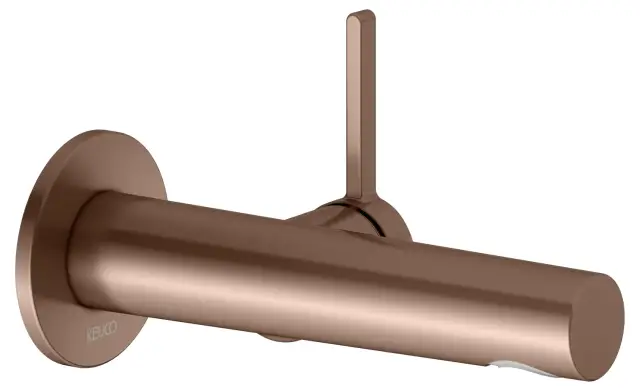 Keuco Edition 400 Смеситель для раковины рычаж., 1 потреб., изл. 16,5см, встр., цвет:красное зол. 51516 290101