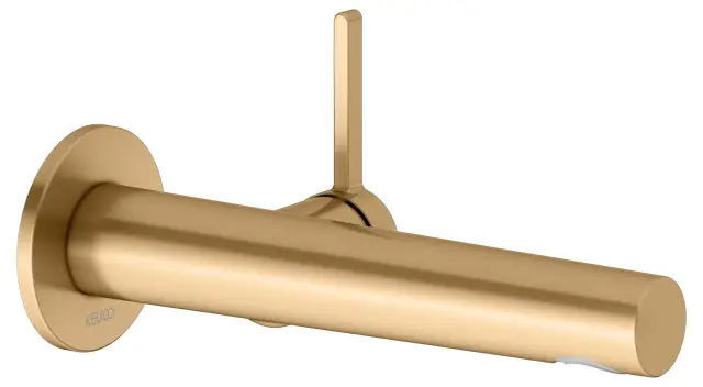 Keuco Edition 400 Смеситель для раковины рычаж., на 1 потреб., излив 19,7 см, встр., цвет: латунь 51516 251101