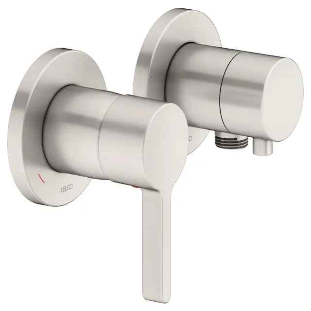 Keuco Edition 400 Смеситель для душа встр., внеш. часть, на 2 потреб., с переключателем, цвет:никель 51551 051121
