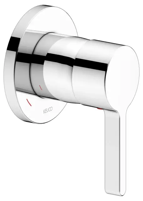 Keuco Edition 400 Смеситель для душа рычажный DN15, встраиваемый, круглая розетка, цвет: хром 51551 010001