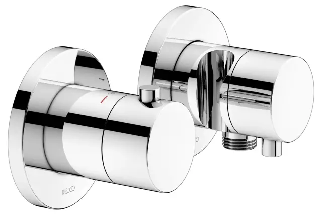 Keuco Edition 400 Смеситель для душа термостатический 2 потребителя, встр., внешняя часть, цвет:хром 51553 011221