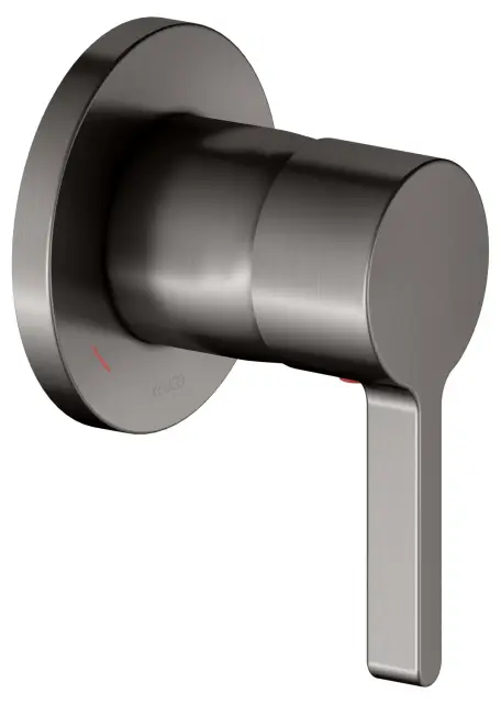 Keuco Edition 400 Смеситель для душа рычажный DN15, встраиваемый, круглая розетка,цвет: титан черный 51551 350001