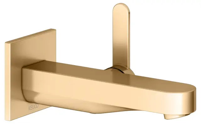 Keuco Ixmo Смеситель для раковины рычажный, 1 потребитель, излив 18,1 см, встраив., цвет: латунь 59516 250302