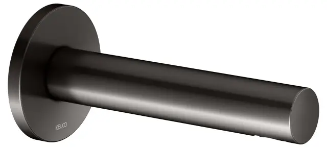 Keuco Ixmo Излив настенный для ванны 20,2 см, с аэратором, цвет: титан черный 59545 350101