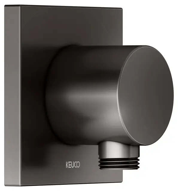 Keuco Ixmo Шланговое подключение DN15, квадратная розетка, цвет: титан черный 59547 350002