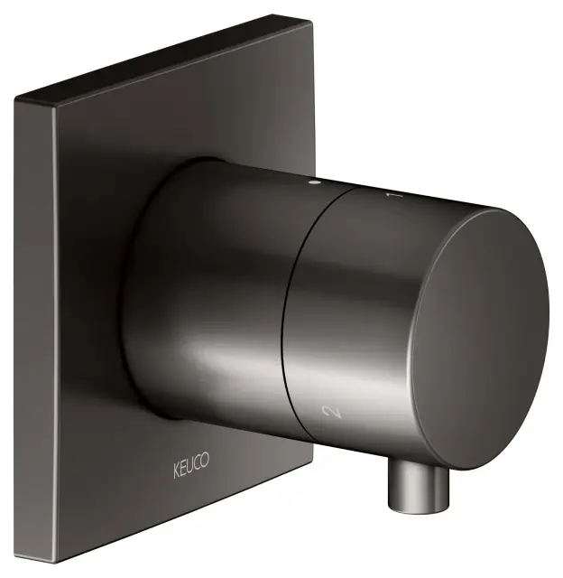 Keuco Ixmo Вентиль-переключатель на 3 потребителя DN15, внешняя часть, цвет: титан черный 59548 351002