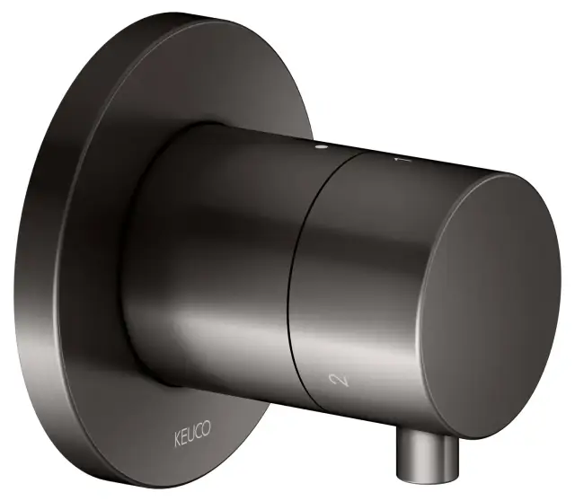 Keuco Ixmo Вентиль-переключатель на 3 потребителя DN15, внешняя часть, цвет: титан черный 59548 351001