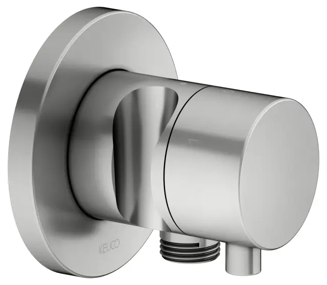 Keuco Ixmo Запорный вентиль с переключателем на 3 потребителя DN15 и держ. лейки, цвет: нерж. сталь 59549 211201