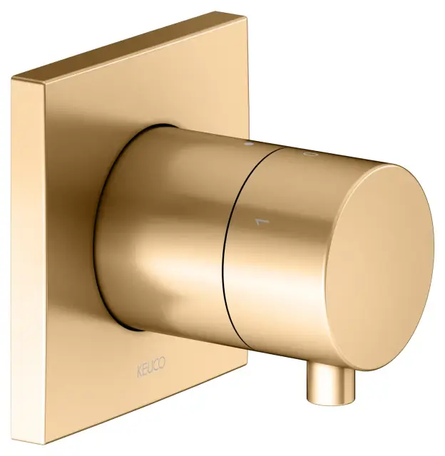 Keuco Ixmo Запорный вентиль с переключателем на 3 потребителя DN15, цвет: латунь 59549 251002