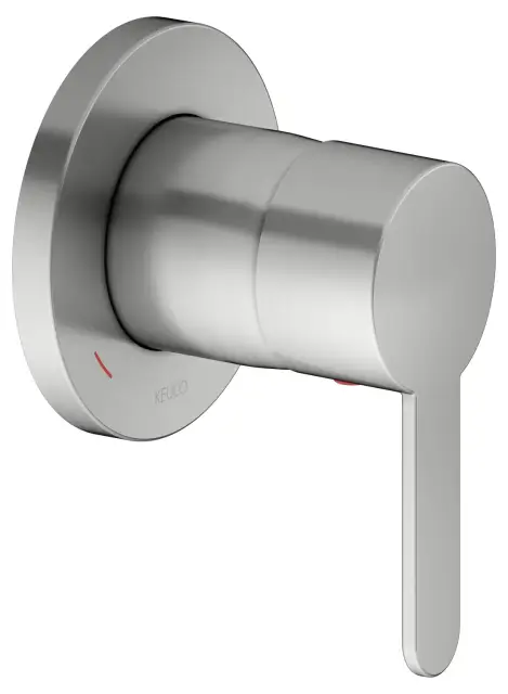 Keuco Ixmo Смеситель для душа рычажный DN15, встраиваемый, круглая розетка, цвет: нерж. сталь 59551 210301
