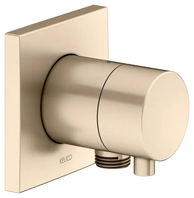Keuco Ixmo Вентиль-переключатель на 2 потреб. DN15, внешняя часть, вывод для шланга, цвет: бронза 59556 031102