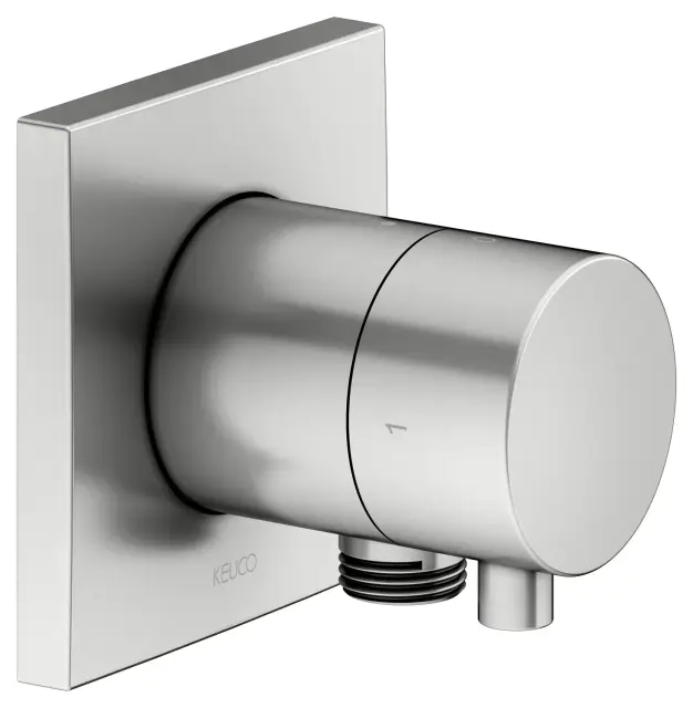 Keuco Ixmo Запорный вентиль с переключателем на 2 потреб. DN15 и выводом шланга, цвет: нерж. сталь 59557 211102