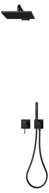 Keuco Ixmo Sets Душевой комплект: рычаж. встр. смеситель, без излива, шланг, цвет: черный матовый 59651 370402