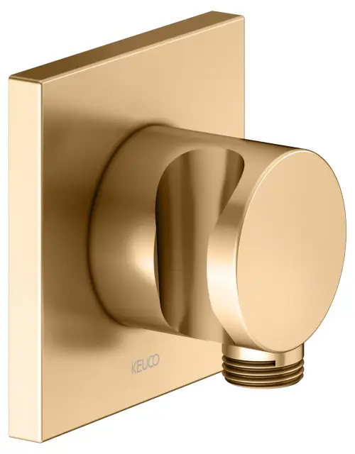 Keuco Ixmo Шланговое подключение с держателем душевой лейки DN15, цвет: латунь 59592 250002