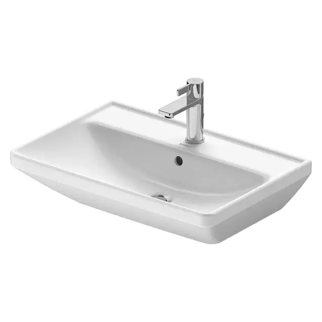 Duravit D-Neo Раковина накладная 65x44x17h см, с переливом, цвет: белый глянцевый 2366650000