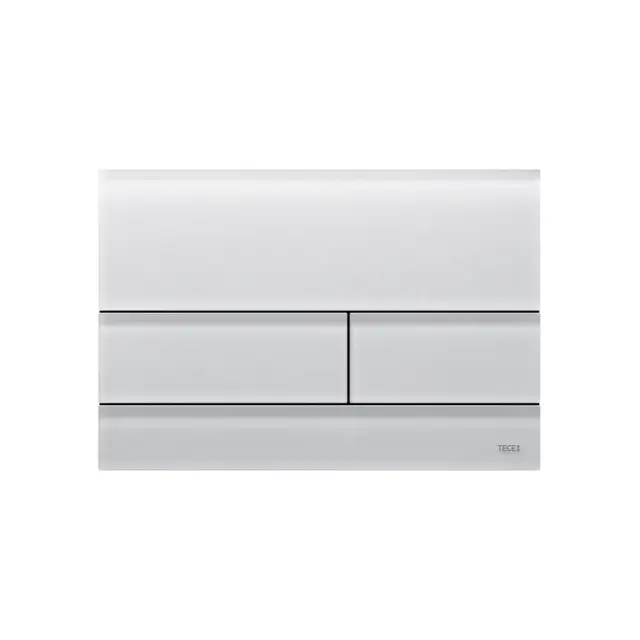 Tece Square Кнопка смыва для унитаза, стекло, цвет: белый сатинированный 9240824
