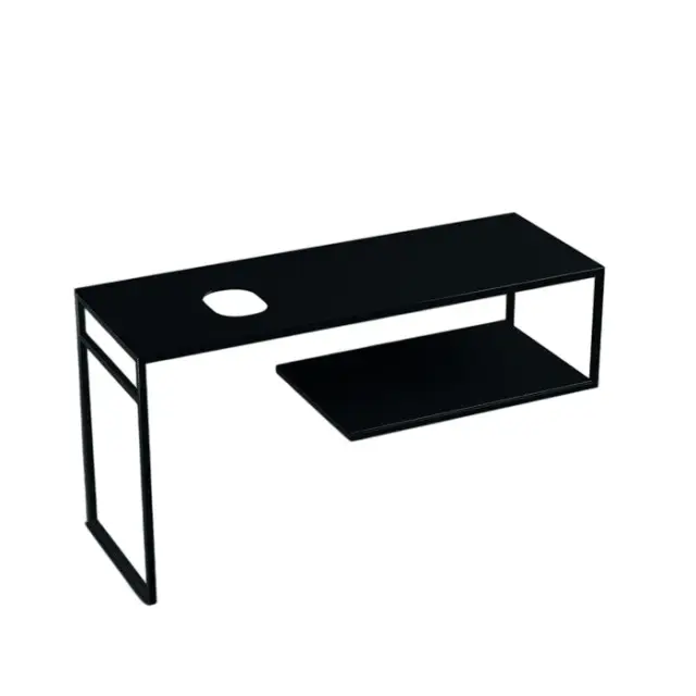 Kerasan Louise Консоль под раковину 140x50 см, напольная с полкой, цвет: Nero matt 9332k5