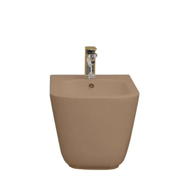 Kerasan Tribeca Биде подвесное 35x54 см, с 1 отверстием под смеситель и креплением, цвет: Bruno matt 512588