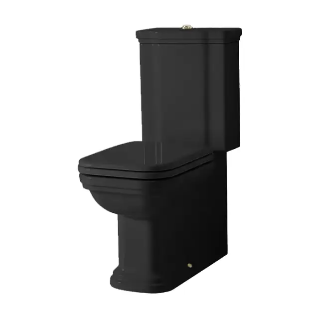 Kerasan Waldorf Бачок для унитаза моноблок, без механизма, цвет: Nero lucido 417904 Nero lucido